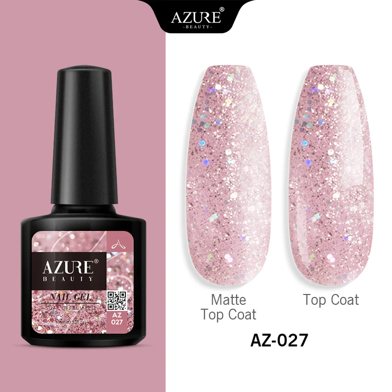 Azure beauty новейший Гель-лак для ногтей 10 мл замачивающийся Блестящий светодиодный Гель-лак для Ногтей Стойкий Гибридный лак Полупостоянный гель - Цвет: 27