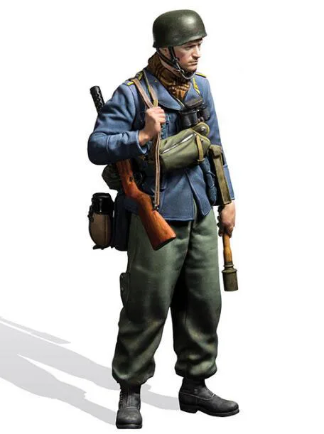 Масштаб 1/35 Неокрашенная фигурка из смолы сборная парашюта|Наборы для сборки