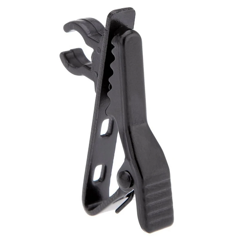 4 x miniphone lapel tie clip for Lapel Lavalier Mic (Black) | Электроника