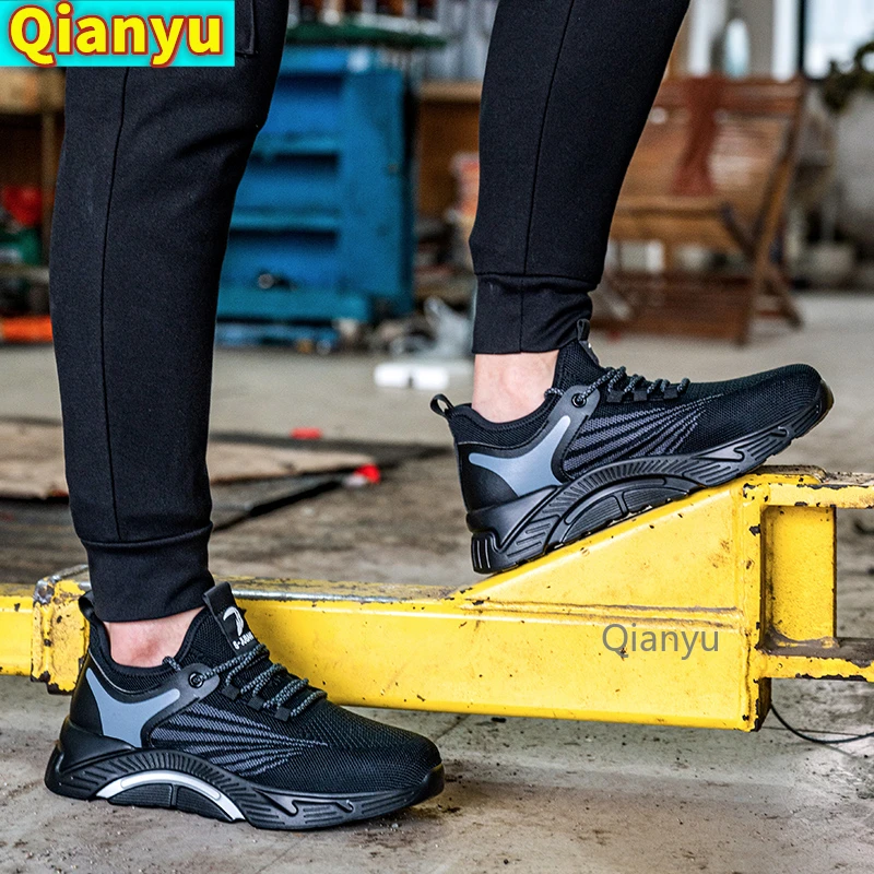 

2021 new men's and women's work safety shoes are suitable for outdoor steel-toed anti-smashing and anti-piercing work boots