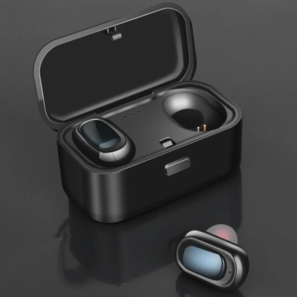 Мини беспроводные питание от батарейки громкой связи Bluetooth наушники невидимые