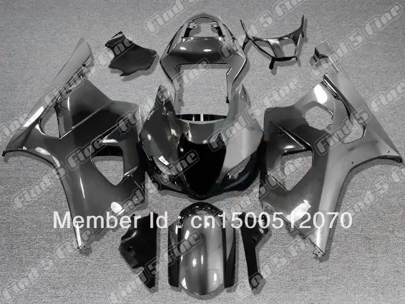 

black gray body for SUZUKI GSXR1000 03 04 K3 Injection mold 03-04 GSX R1000 GSXR 1000 2003 2004 2003-2004 ABS fairing kit