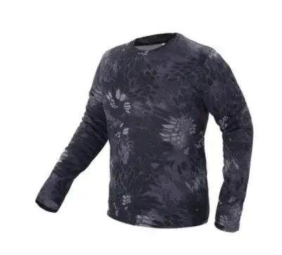 Мужская Наружная камуфляжная Военная Рубашка с длинными рукавами стрейч