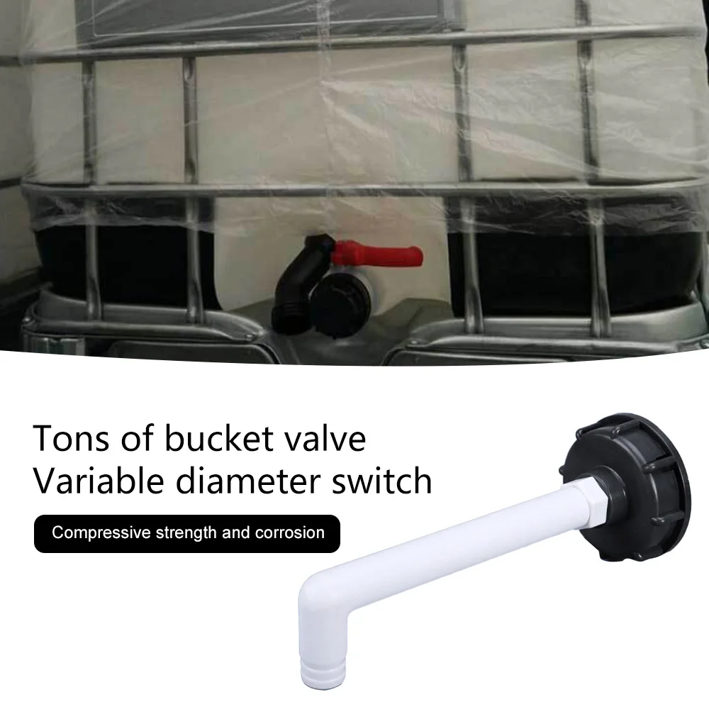 

IBC Tank Adapter Garden Hose Faucet Extender Connector Water Tank Adapter Accessories 1/2in 3/4in 1in