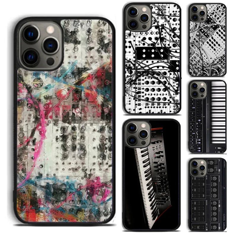 Винтажный синтезатор Moog чехол для телефона с принтом для iPhone 14 5 6 7 8 Plus XR XS SE2020 Apple 11 12 13 mini Pro Max Galaxy