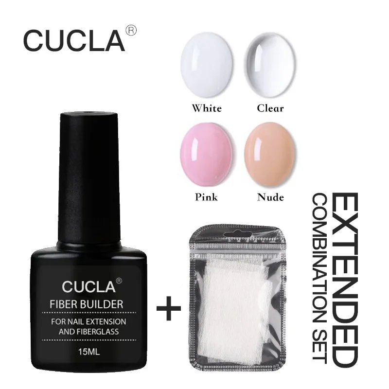 Наращивание ногтей волокна Стекло шелк Обёрточная бумага наклейки форма