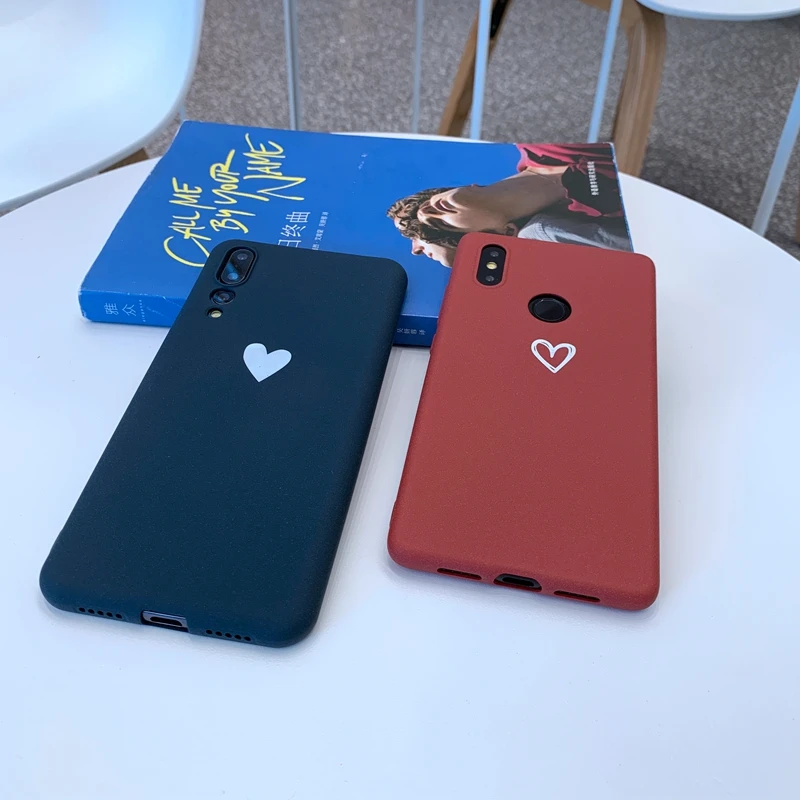 Для huawei P30 P9 P10 Plus P20 mate 10 20 Pro Nova 3 3i Honor 8 9 Note 10 Lite Love Heart Матовый Мягкий ТПУ силиконовый чехол