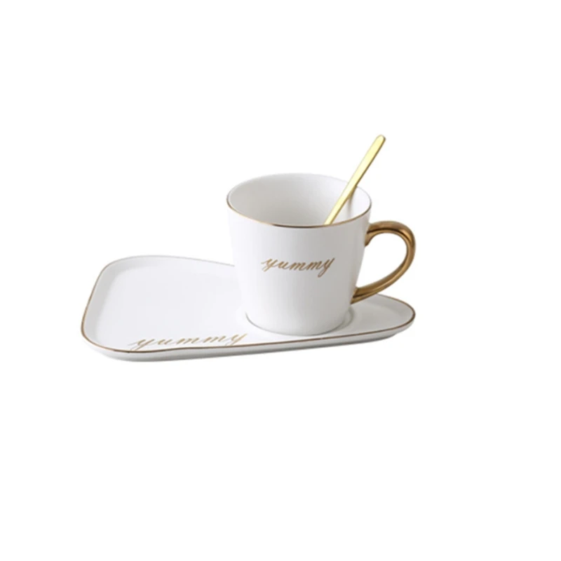 Скандинавские кофейные чашки блюдце с ложкой набор светильник роскошный десерт