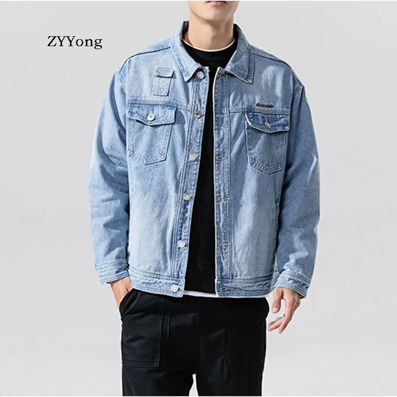 Новинка весны 2020 японские куртки без теней большие размеры дикая джинсовая
