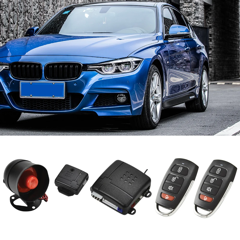 

Multifunction Car Auto Remote Start Kit Central Kit Antitheft Locking Vehicle Keyless Entry System Set With 2 Remote Controllers
