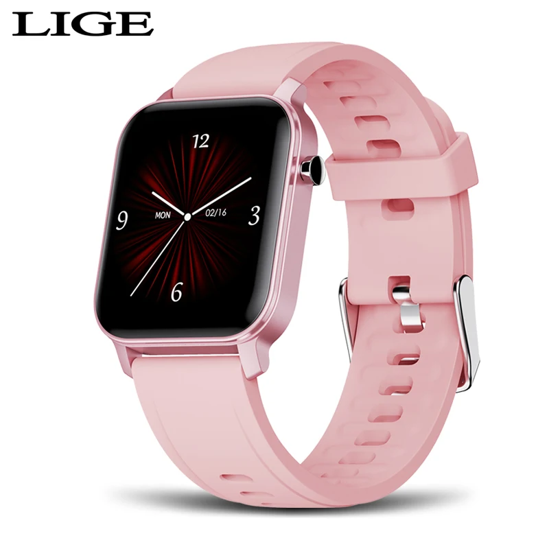 

Смарт-часы LIGE женские для фитнеса, водонепроницаемые