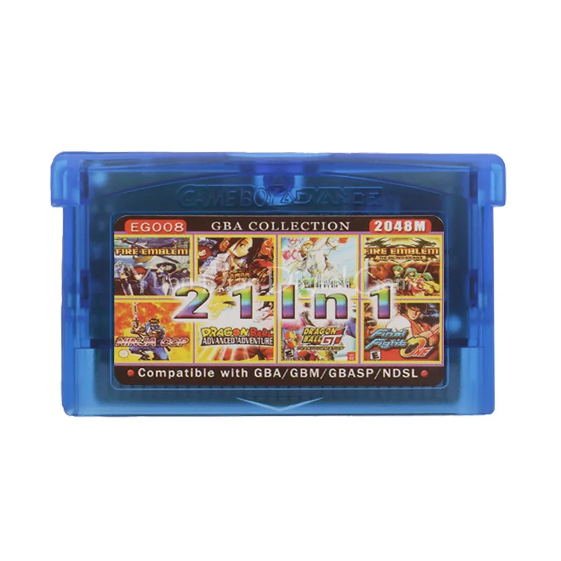 Картридж для игровой консоли Nintendo GBA EG008 21 в 1 на английском языке | Электроника