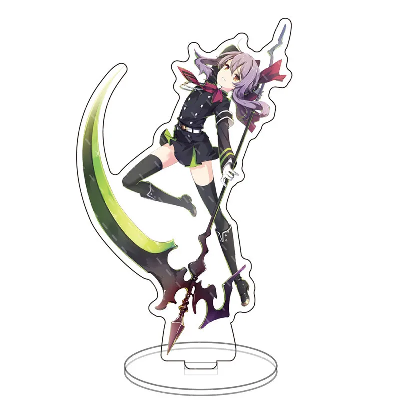 

Japan Anime Seraph Of The End Key Chain Acrylic Stand Figure Model Keychains Fashion Desk Decorated Keyring Gift For Woman Man