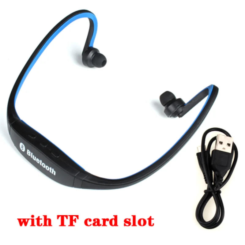 Спортивные Bluetooth-наушники S9 Plus со слотом для SD-карты наушники с Bluetooth микрофоном