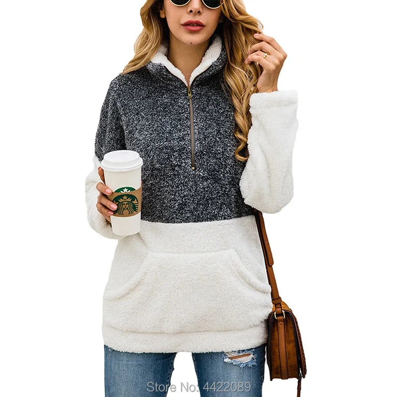 Sexy Autumn Winter Women Hoodies Sweatshirts Turtleneck Pullover Long Sleeve Sweatshirt | Женская одежда