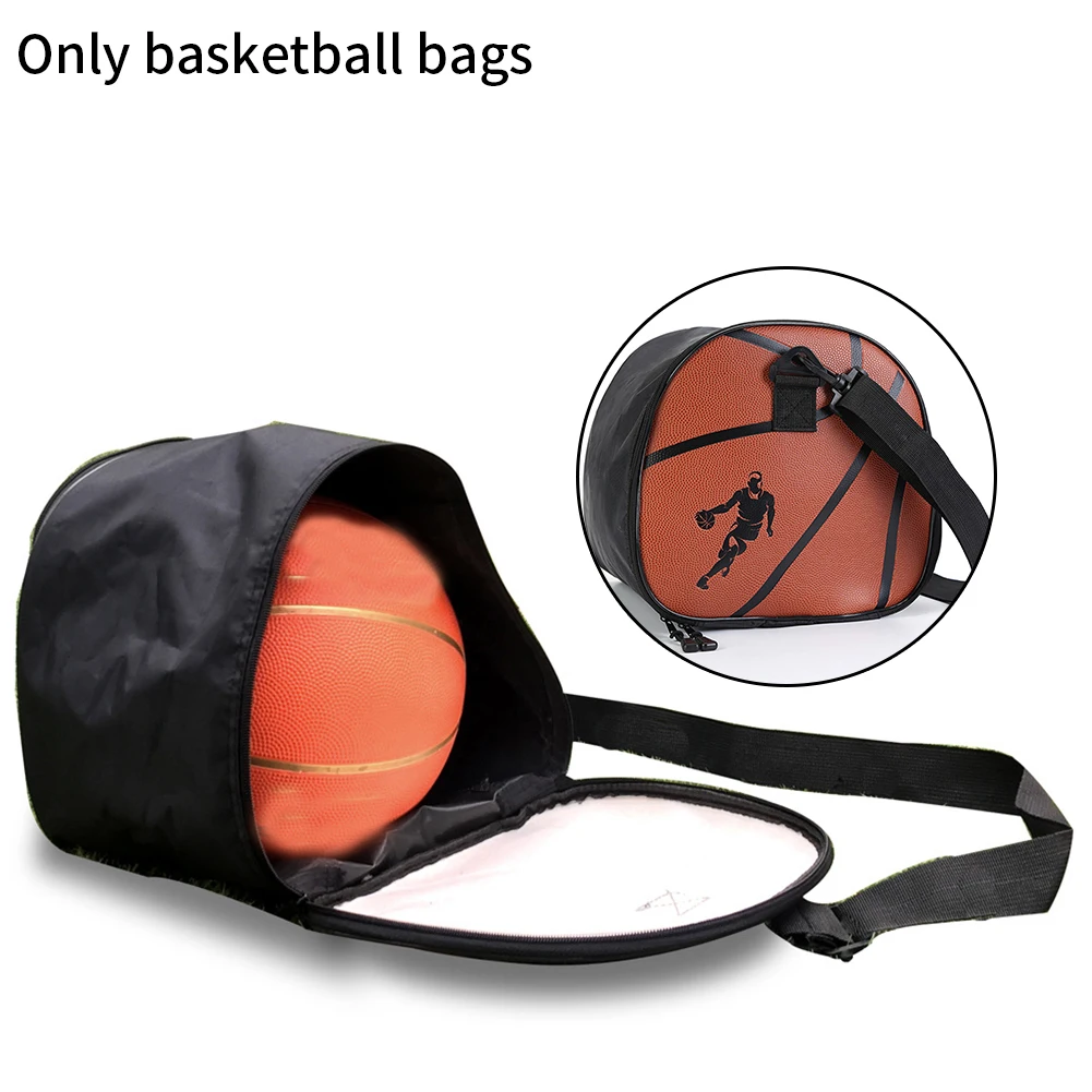 

Volleyball Waterproof Basketball Bag Detachable Strap Single Shoulder PU Leather Exercise Double Zipper Outdoor Storage Soccer