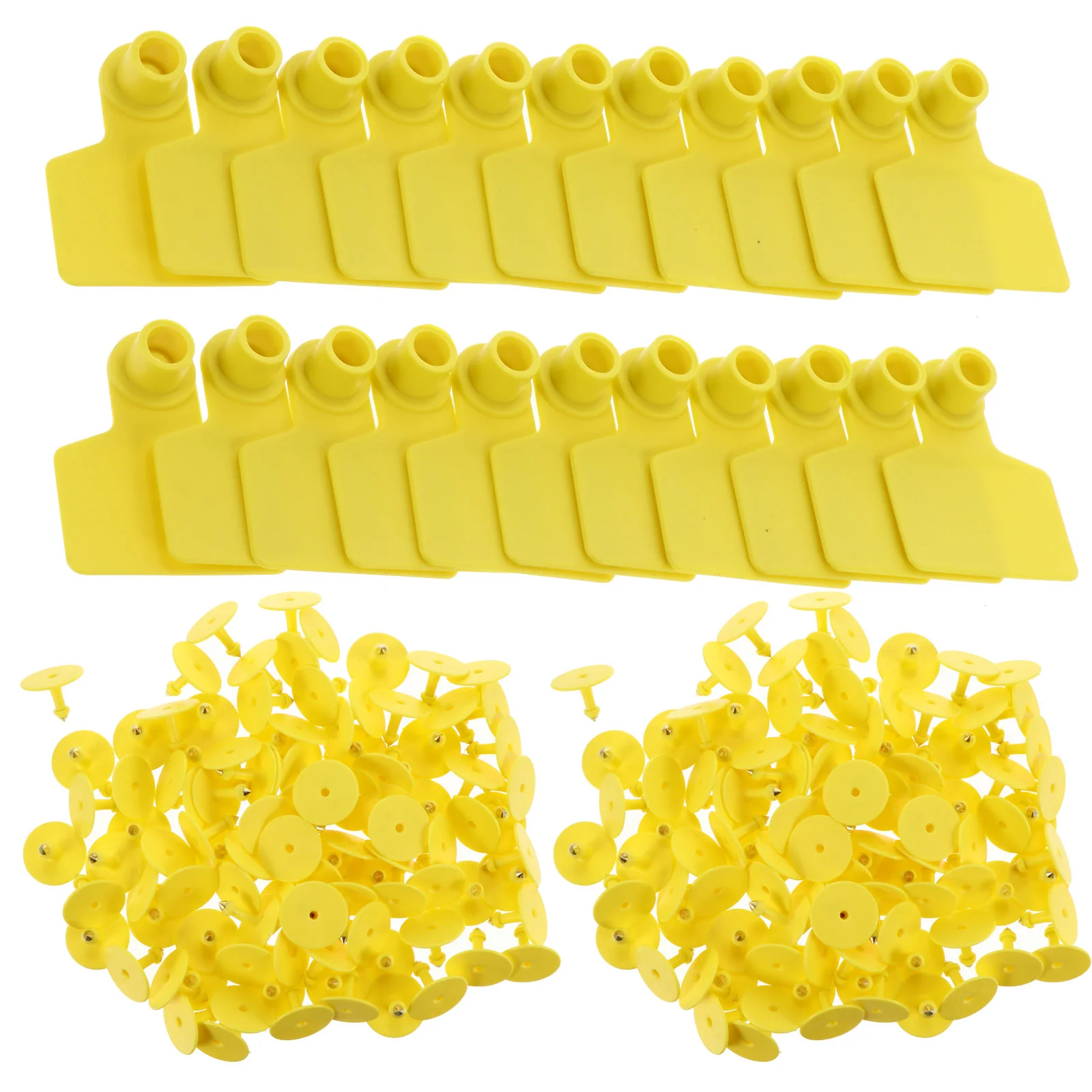 

100 шт., простые Ушные бирки для домашнего скота