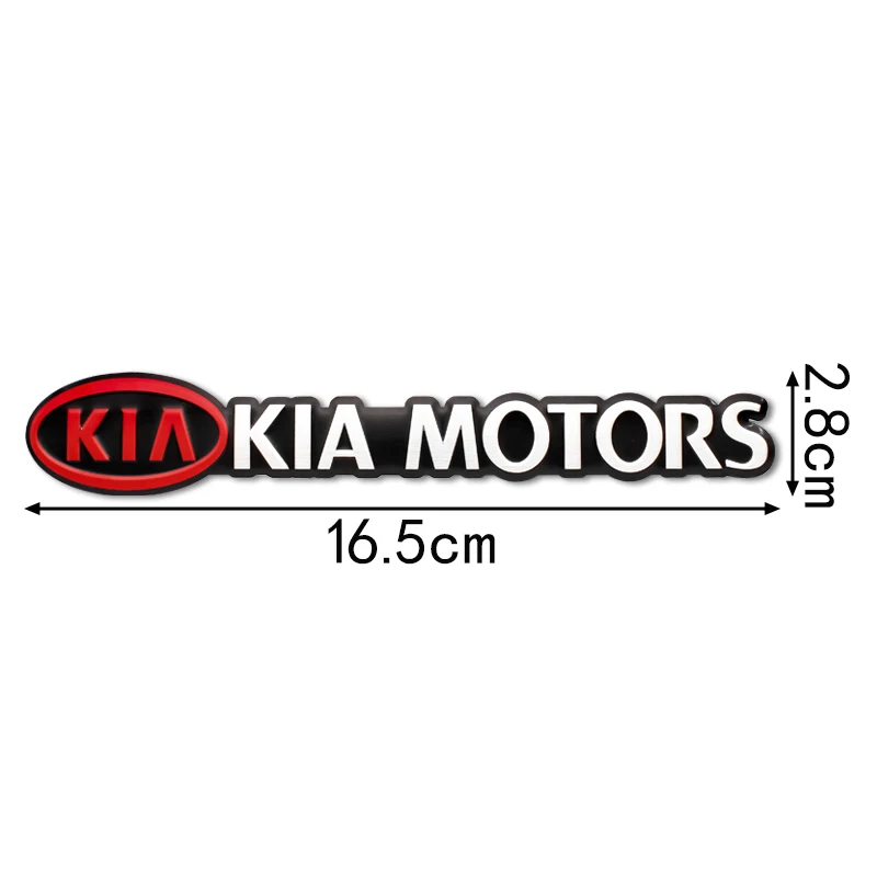 1 шт. 3D алюминиевая Автомобильная наклейка эмблема значок для Kia Sportage 3 4 QL Rio K2 Optima