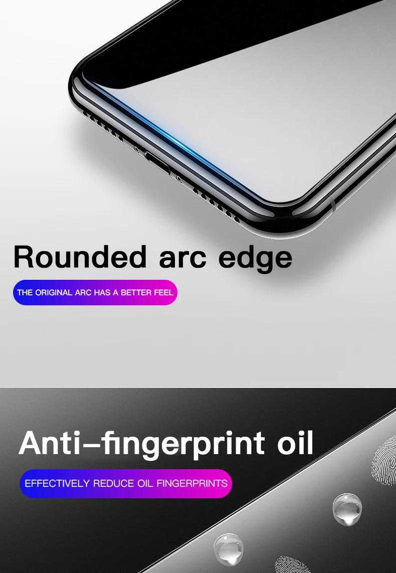 2 шт 9H закаленное стекло для iPhone 8 7 6 6S Plus 5 5S SE Защита экрана для iPhone11 Pro Max X XR XS Max защитная пленка