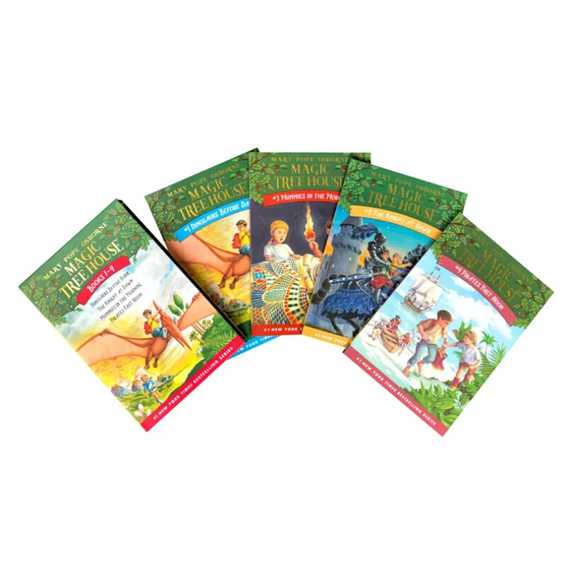 

English picture book Magic Tree House 1-4 volumes Magic Tree House American English novel children's picture book