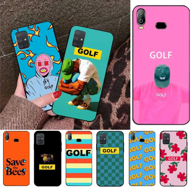 Yler the creator Golf черный мягкий чехол для телефона Samsung A10 A20 A30 A40 A50 A70 A80 A71 A91 A51 A6 A8