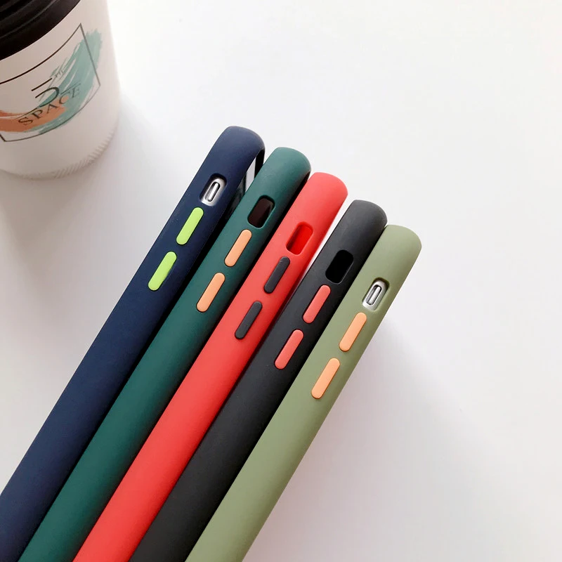 Матовый чехол для samsung Galaxy S20 Plus Ultra S10 S9 S8 Note 10 9 8 жесткий прозрачный из