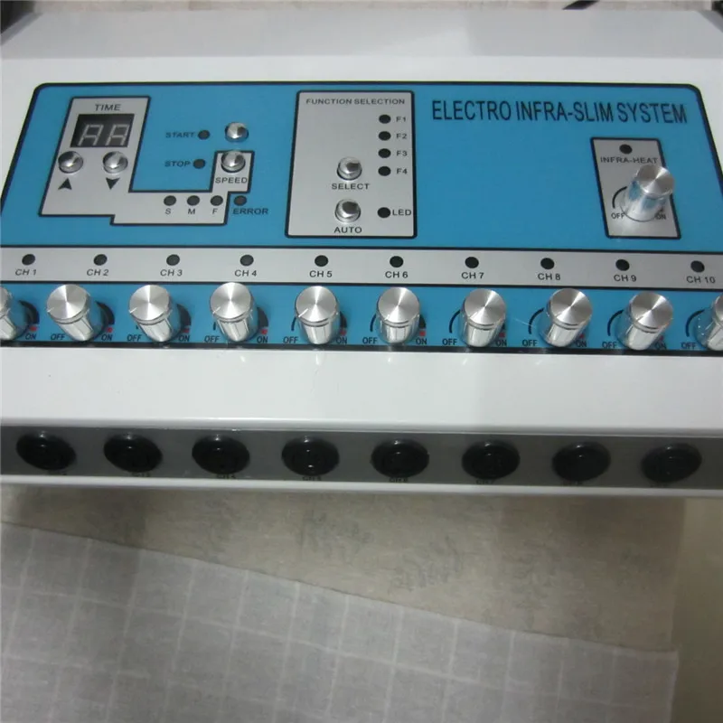 2 в 1 электрод микротоков русская волна тела мышечный Стимулятор EMS машина с