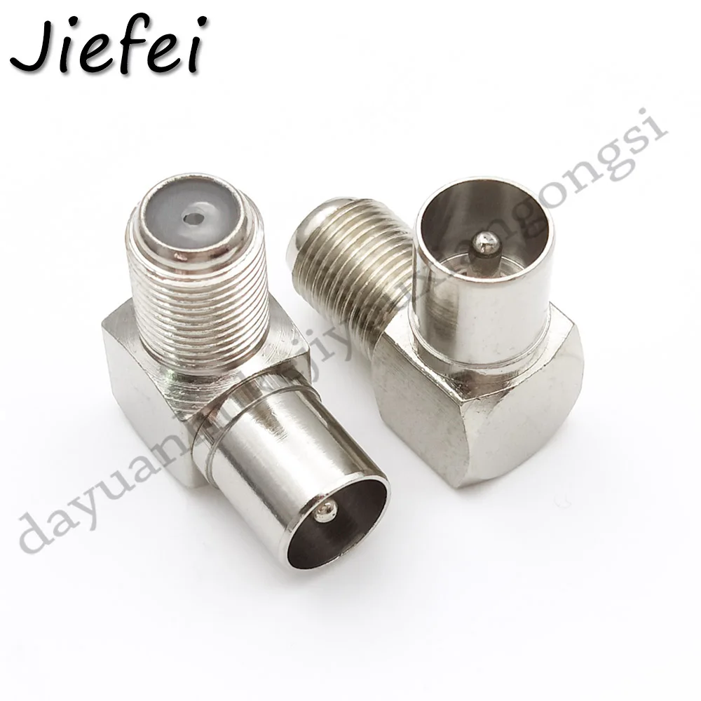 100 шт. латунные ТВ PAL штекер к F гнездовые Разъемы адаптер Новый|Соединители| |