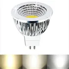 Высокое качество MR16 AC  DC 12V 9 Вт 12 Вт 15 Вт светодиодный COB Точечный светильник с регулируемой яркостью светильник Алюминий лампа для люстры возможность замены галлогеновой лампой