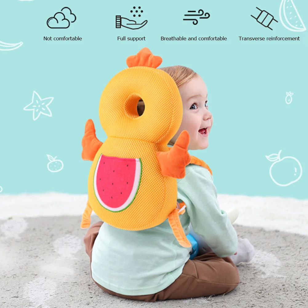 

2021 Baby Head Protection Pillow Cartoon Infant Anti-fall Pillow Soft PP Cotton Toddler Child Protective Cushion Baby Safe Care
