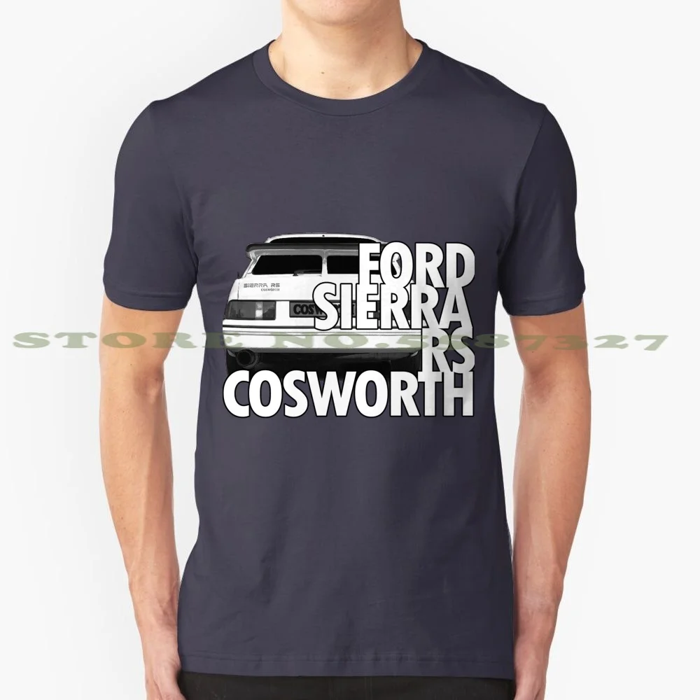 Крутая дизайнерская модная футболка Ford Sierra Rs Cosworth Meme Забавный Логотип для машины