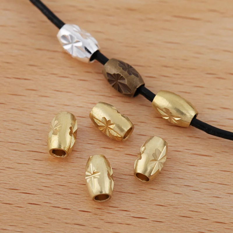 100 шт. овальные бусины 4 Х6 мм