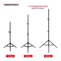 yizhestudio photographic lighting stand 1 1m1 6m2 0m ring lamp stand with 14 screw adjustable tripod for phone selfie stick