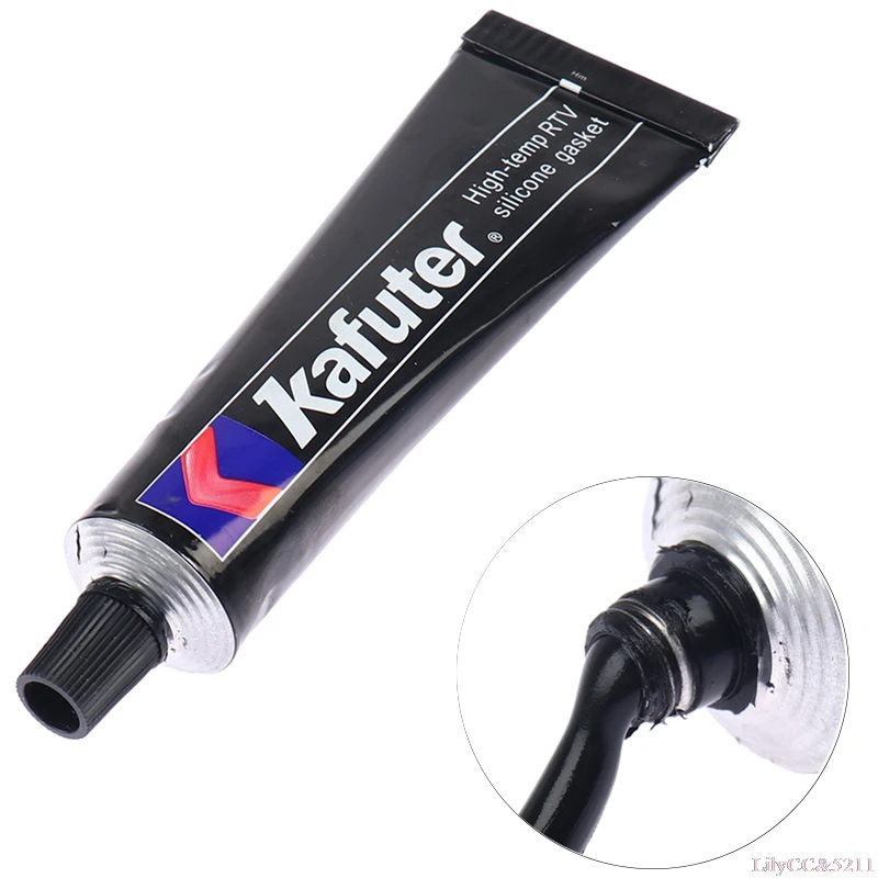 

55g K-586 Black Silicone Free-Gasket Waterproof To Oil Resist High Temperature Sealant Repairing Glue