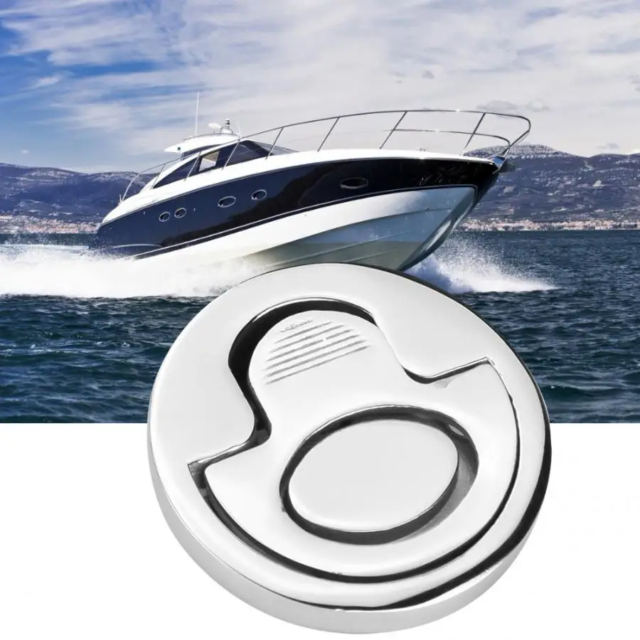 Лодка вытяжное кольцо Круглый Весна ручная для промывания подъемная ручка 50x41 мм