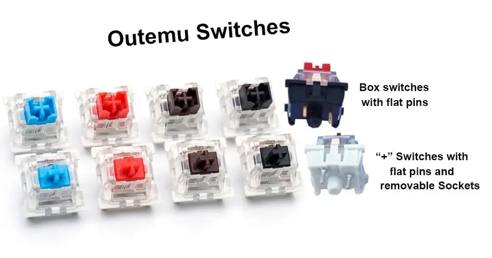 Outemu переключатели 3 контактный Замена Kailh Gateron и Cherry MX механической клавиатуры
