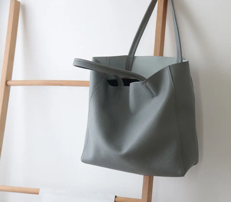 Женская сумка тоут для покупок из натуральной кожи высококачественный