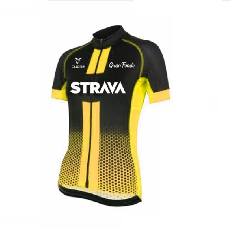 

STRAVA Summer Womens' Bicycle Jersey Females' MTB Downhill Shirts 2021 Cycling Team Racing Jersey Women Short Sleeve Bike Wear