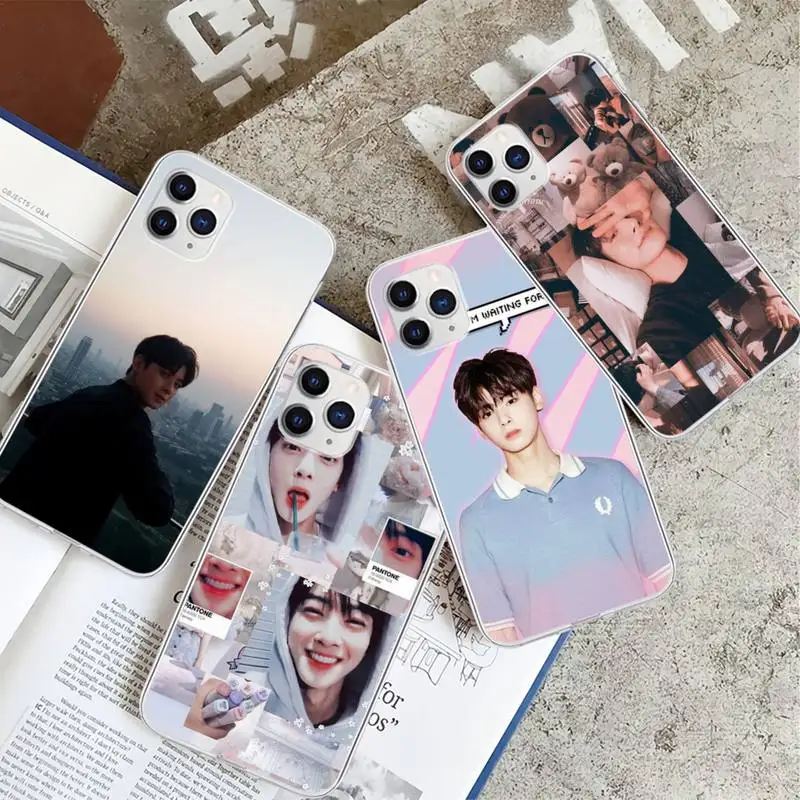 

True Beauty Cha Eun Woo Transparent Cell Phone Cover Case For Xiaomi Redmi K30s Ultra Note 9s 9 Pro Max Mi 10 Lite 11 10T Pro