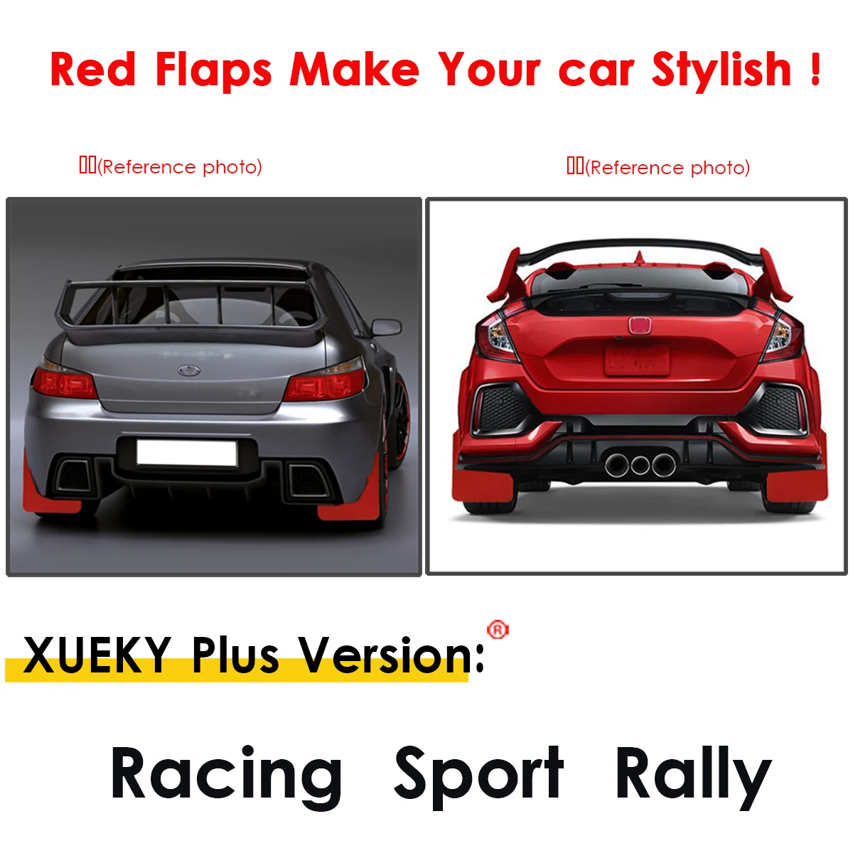 Красный универсальные брызговики для Suzuki Mitsubishi VW LAND ROVER тойота джип Mazda MX-5 Miata