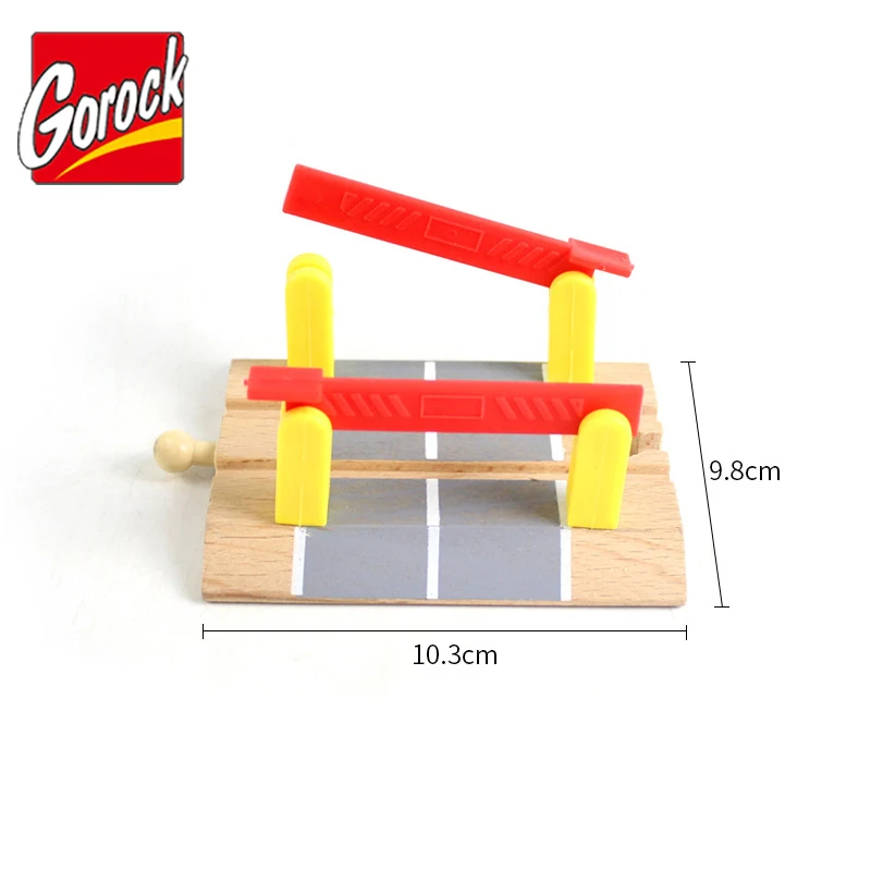 

Montessori Wooden Toys Sets Bridge Train Track Railway Station Cross Tunnel Scene Model Diy House Accessories Educational Bricks