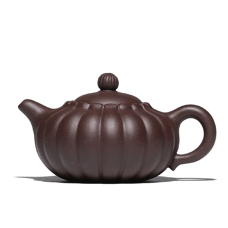 

Yixing famous handmade purple clay teapot raw material purple clay chrysanthemum brocade teapot