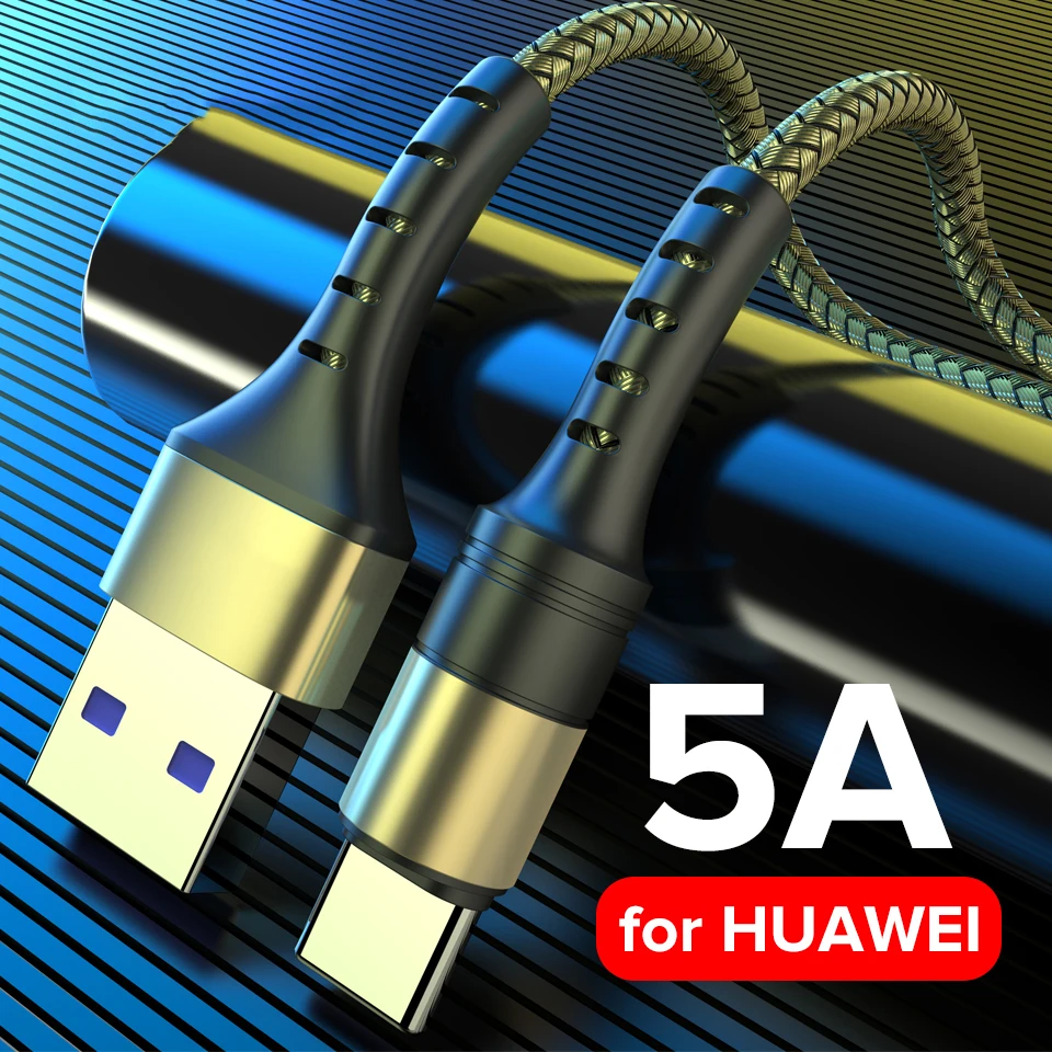 1M 2M 5A Кабель с разъемом USB типа C супер зарядный кабель QC3.0 быстрая зарядка