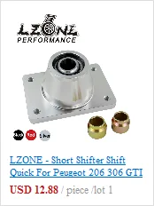 LZONE-короткий переключатель переключения скоростей для peugeot 206 306 GTI D Turbo HDI дизель Citroen Xsara JR-SSQ01