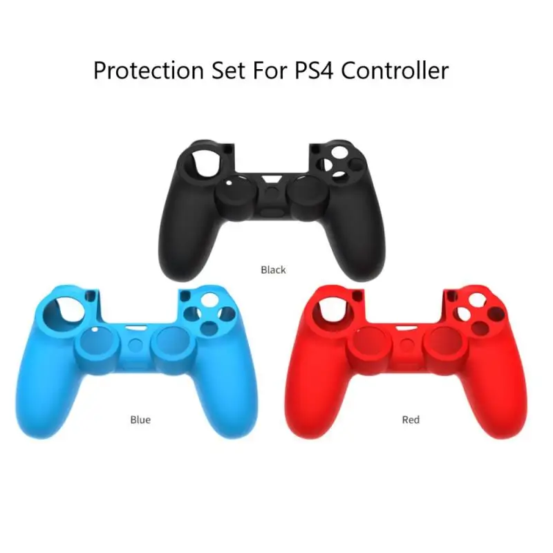 

Soft Silicone Protection Case For Playstation 4 Gamepad Dust-proof Sweat-proof Gamepad Cover For PS-4 Joystick Gamepad Cap Suit