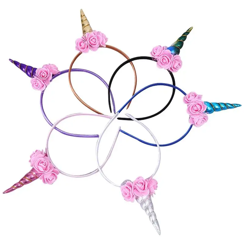 

Женский ободок для волос, в виде единорога