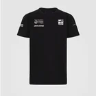 Футболка Bystander летняя тематическая с коротким рукавом для мужчин и женщин, гоночный ошейник для экстремальных видов спорта 2021 F1 формула One Haas Team Driver