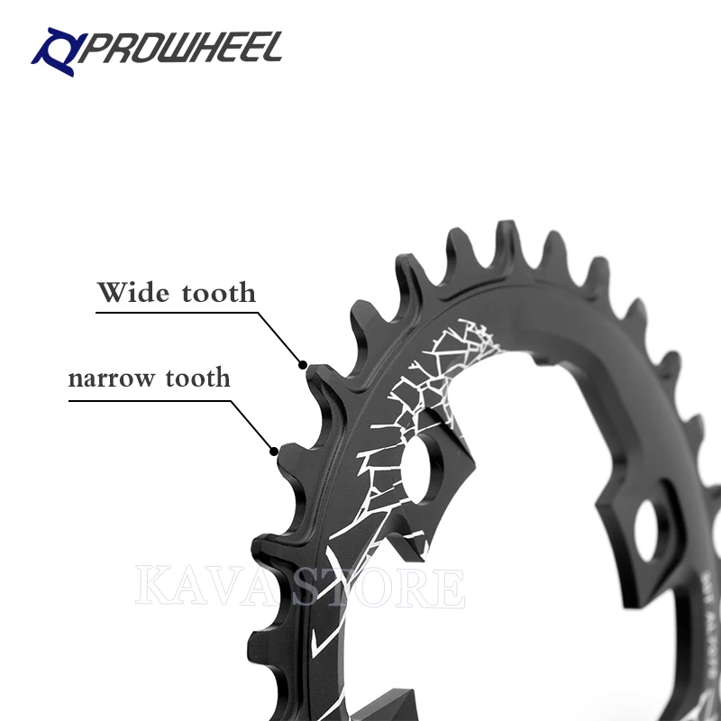 Передняя звезда велосипеда Prowheel 76 BCD узкая широкая круглая 28T 30T 32T кривошипная
