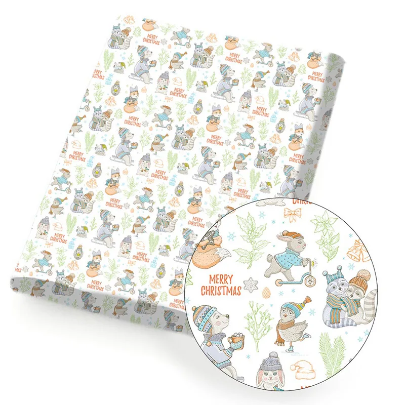 1 шт. простыни из полиэстера и хлопка с рисунком Пингвин лиса 45*145 см | Дом сад