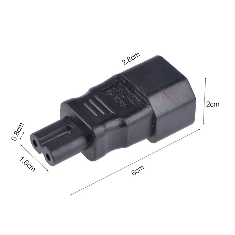 Переходник-удлинитель IEC 320 C14 папа-C7 мама и C5 | Электроника
